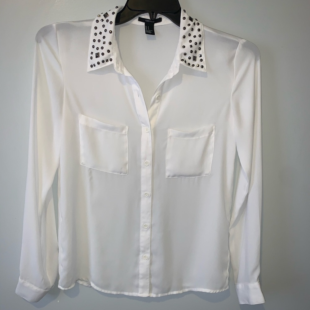 FOREVER 21 white shirt